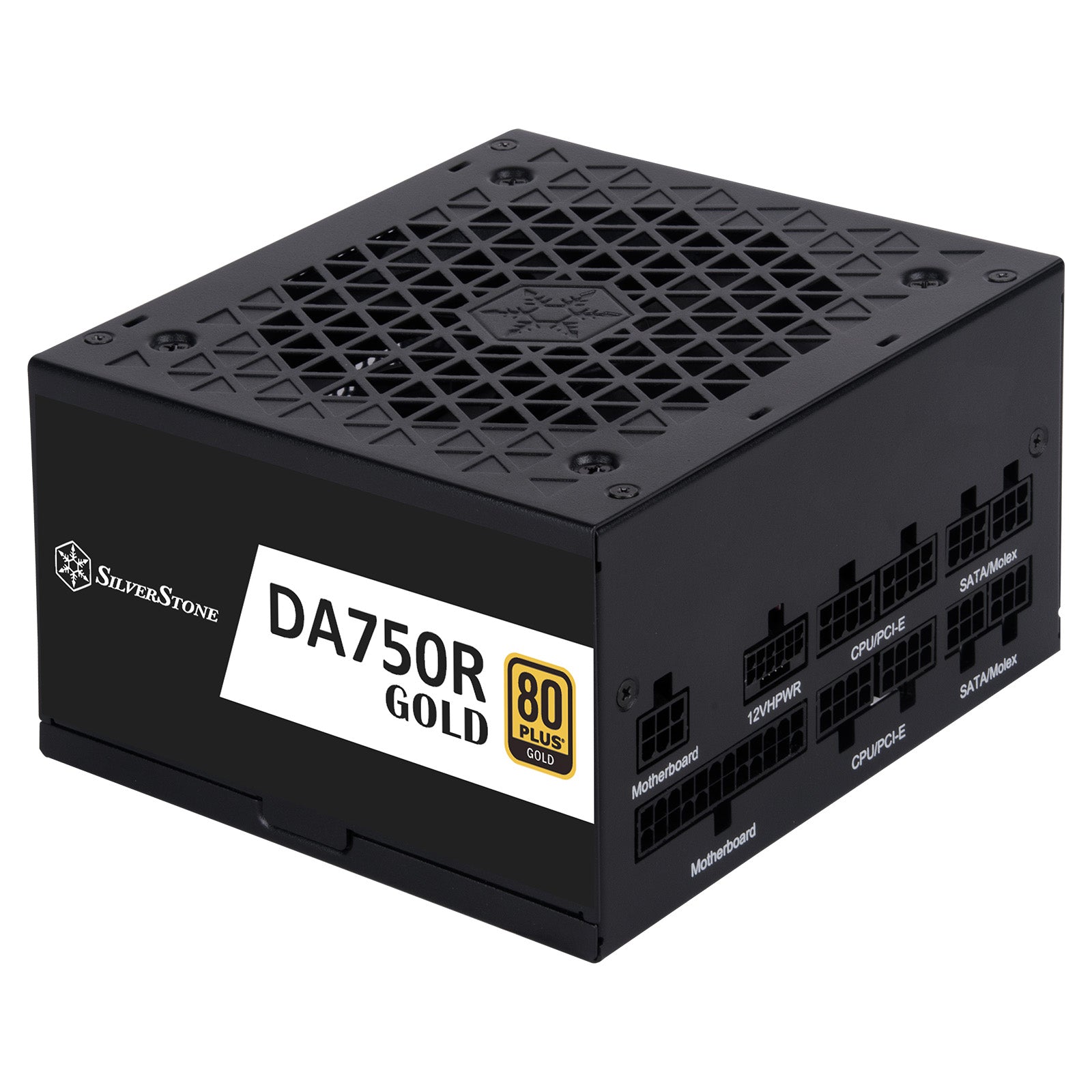 SilverStone Power Supply DA750R Gold 750W Fully Modular Black SilverStone Power Supply DA750R Gold 750W Fully Modular Black